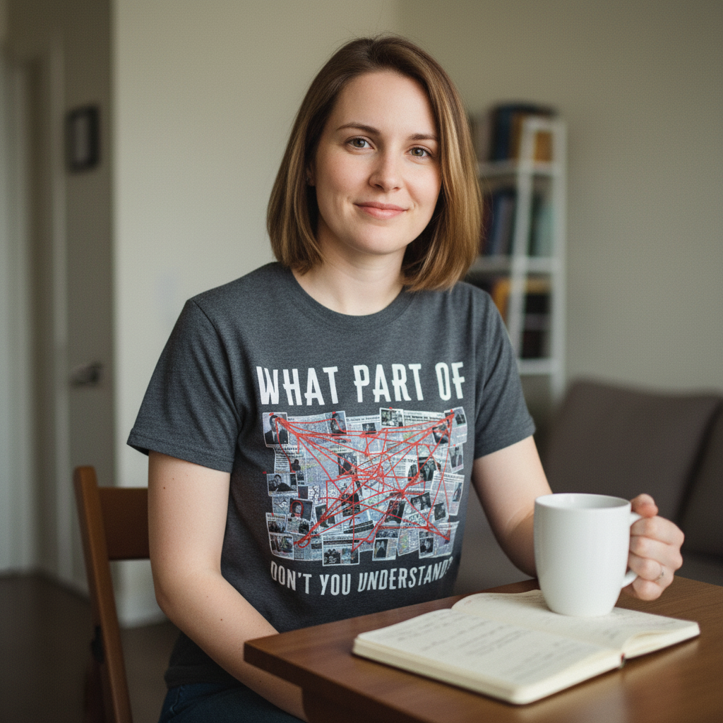 Conspiracy Board Madness T-Shirt_use