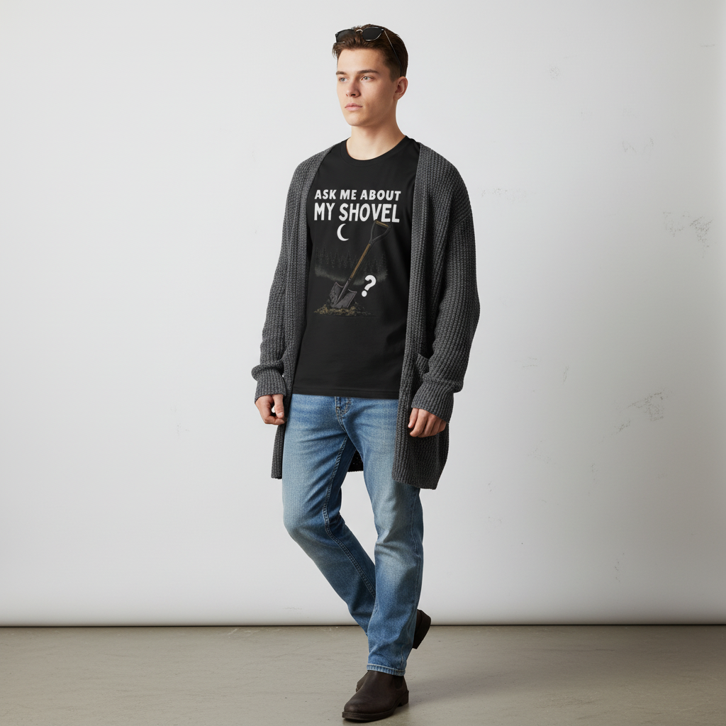 Ask Me About My Shovel T-Shirt_pairing