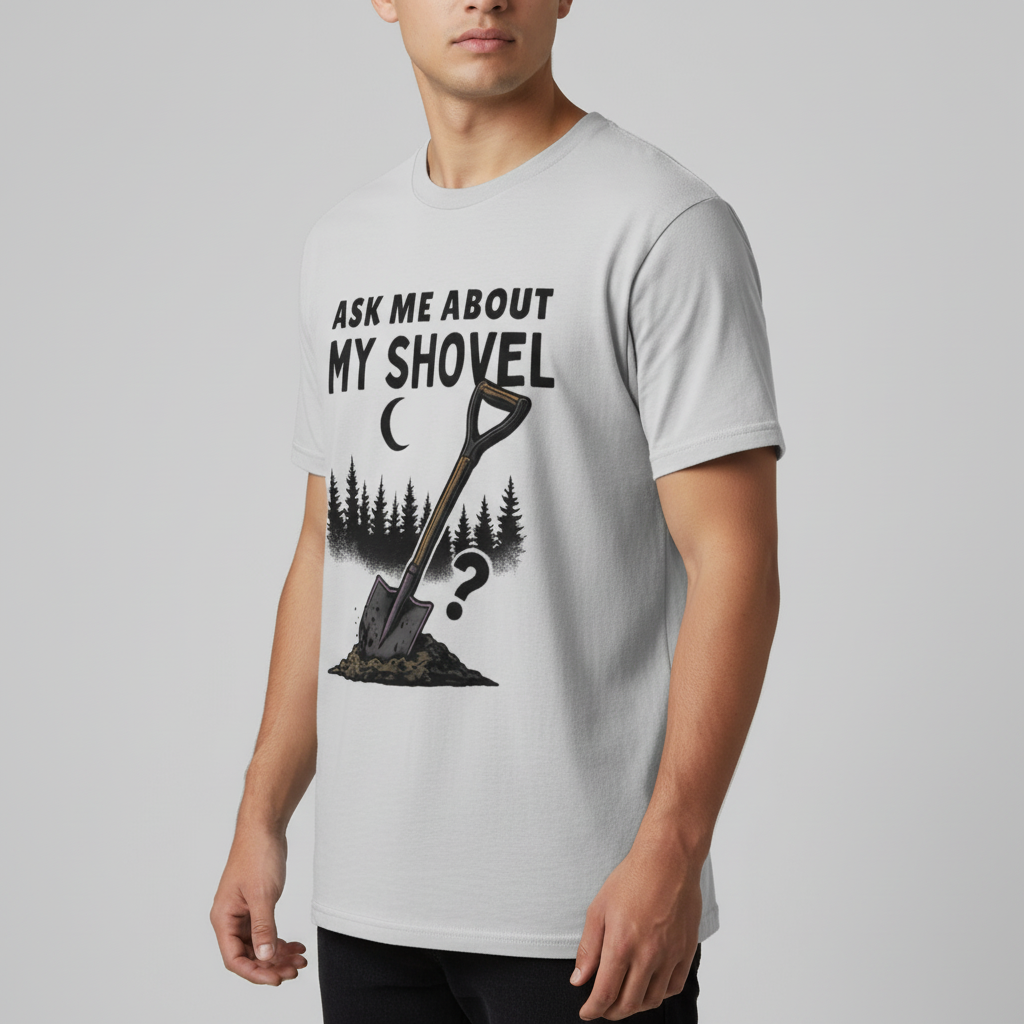 Ask Me About My Shovel T-Shirt_benefit