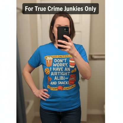 Airtight Alibi Snack T-Shirt_mirror_selfie