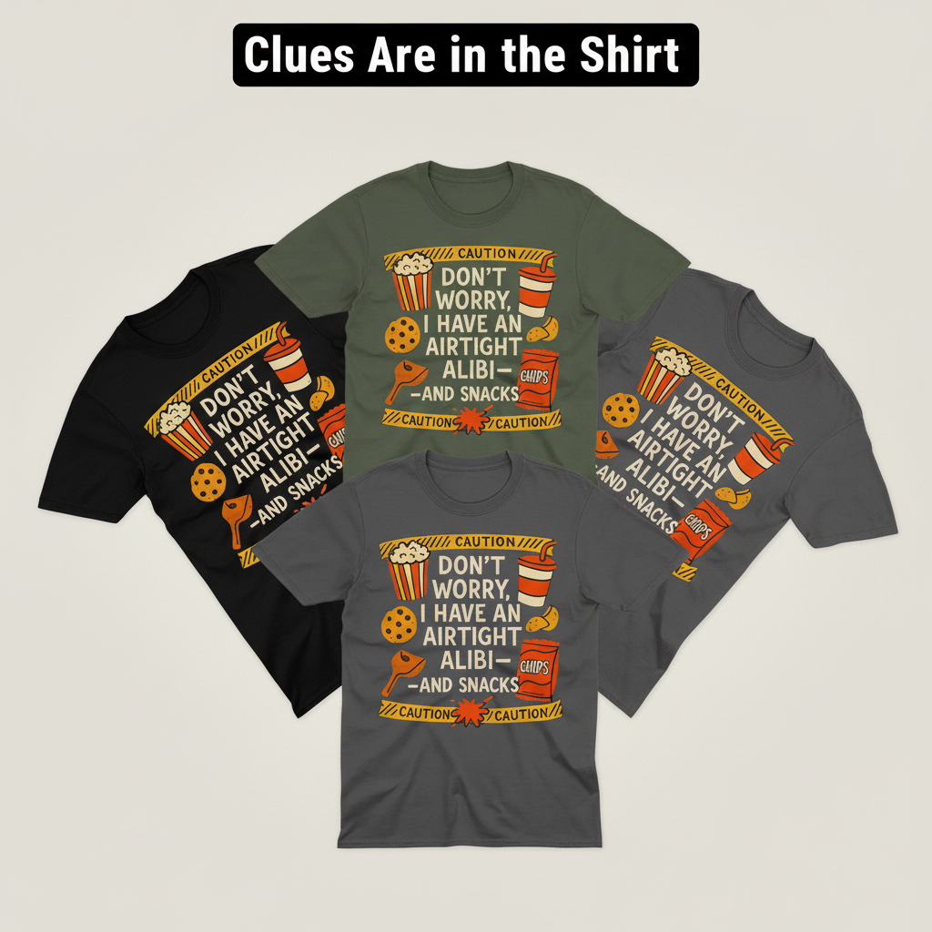 Airtight Alibi Snack T-Shirt_color_fan