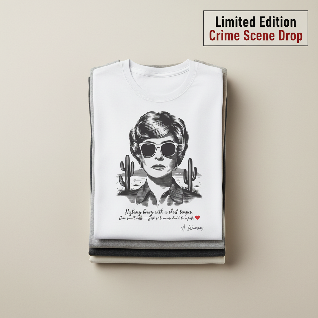 Highway Honey T-Shirt_stacked_flatlay