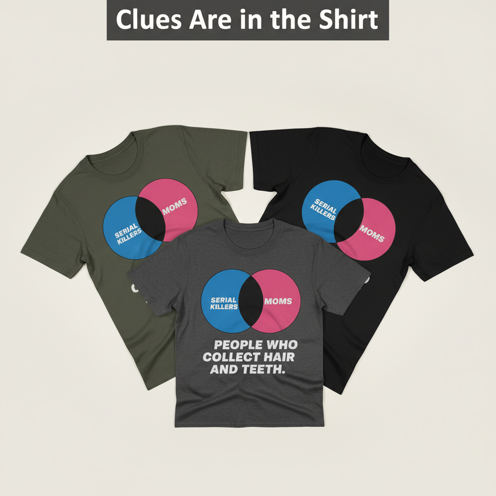 Serial Killers vs Moms T-Shirt_color_fan
