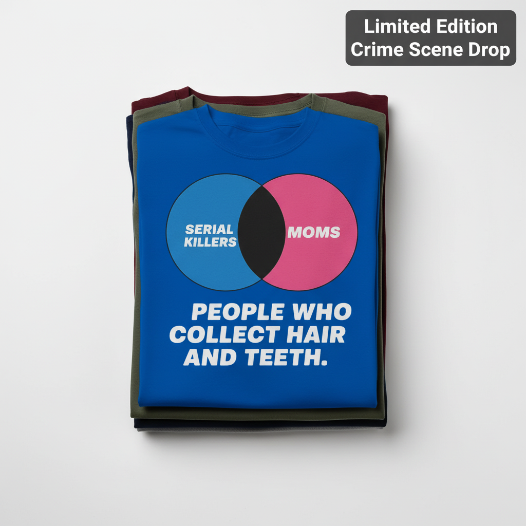 Serial Killers vs Moms T-Shirt_stacked_flatlay