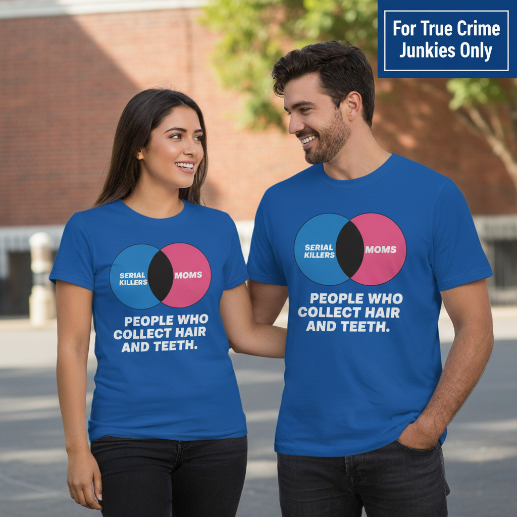 Serial Killers vs Moms T-Shirt_duo_couple