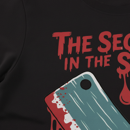 Secret Sauce Killer T-Shirt_closeup
