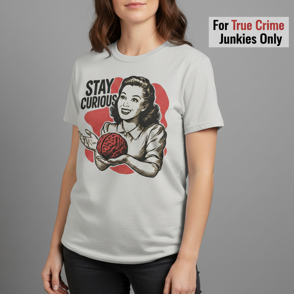 Stay Curious Retro Brain T-Shirt_hero