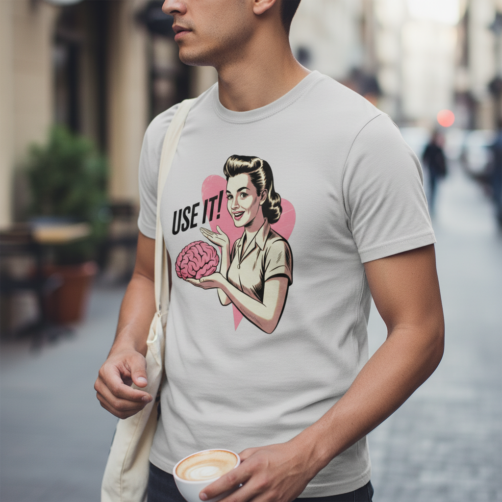 Use Your Brain T-Shirt_lifestyle