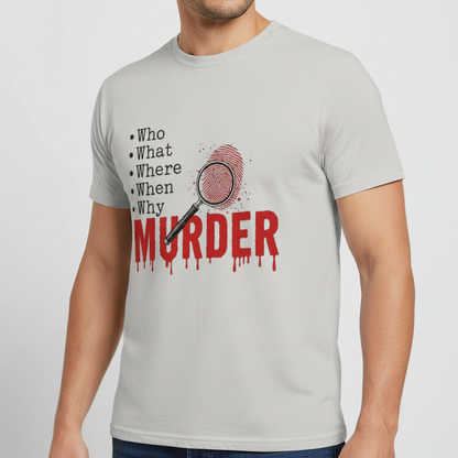Murder Mystery Questions T-Shirt_benefit