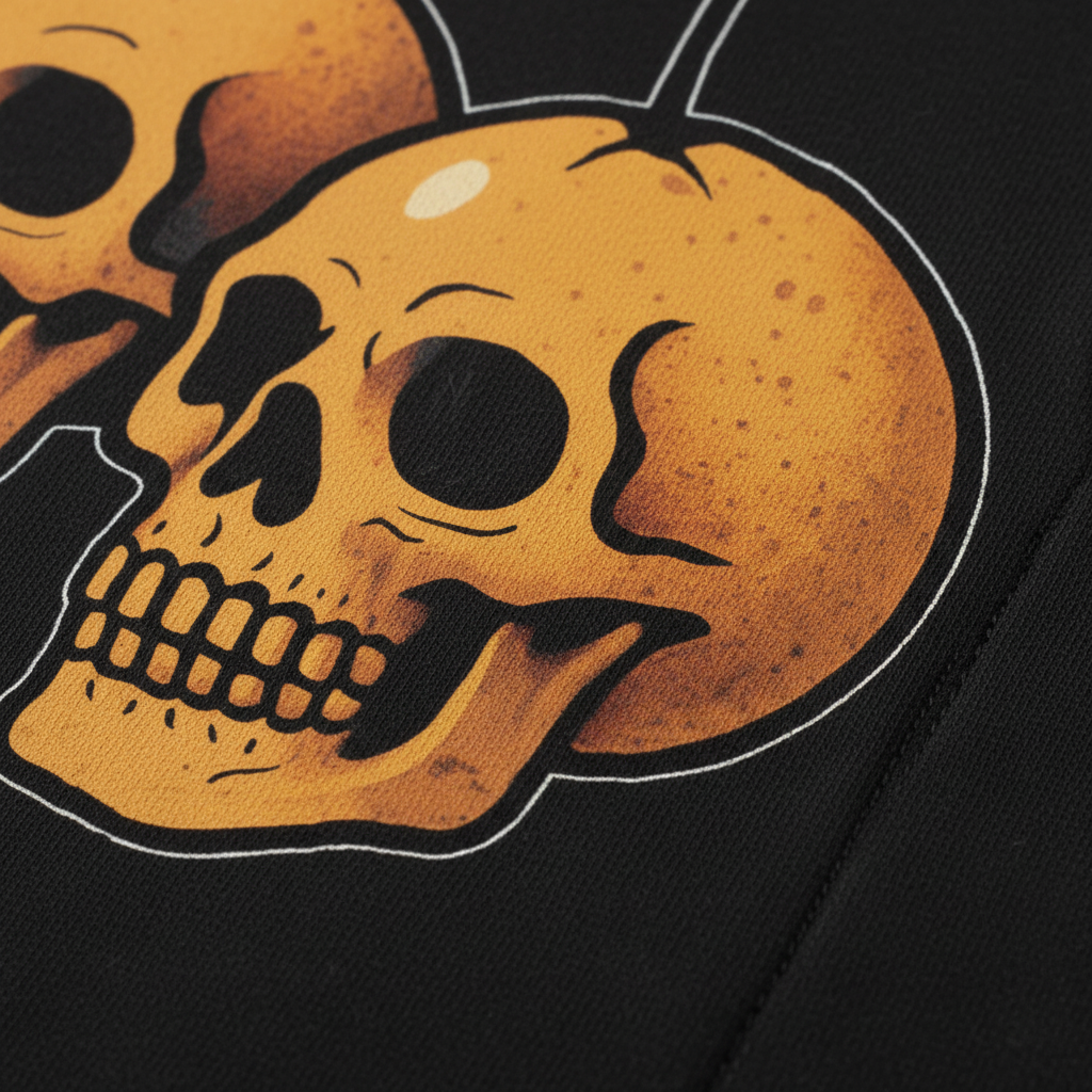 Deadly Sweet Cherries T-Shirt_closeup