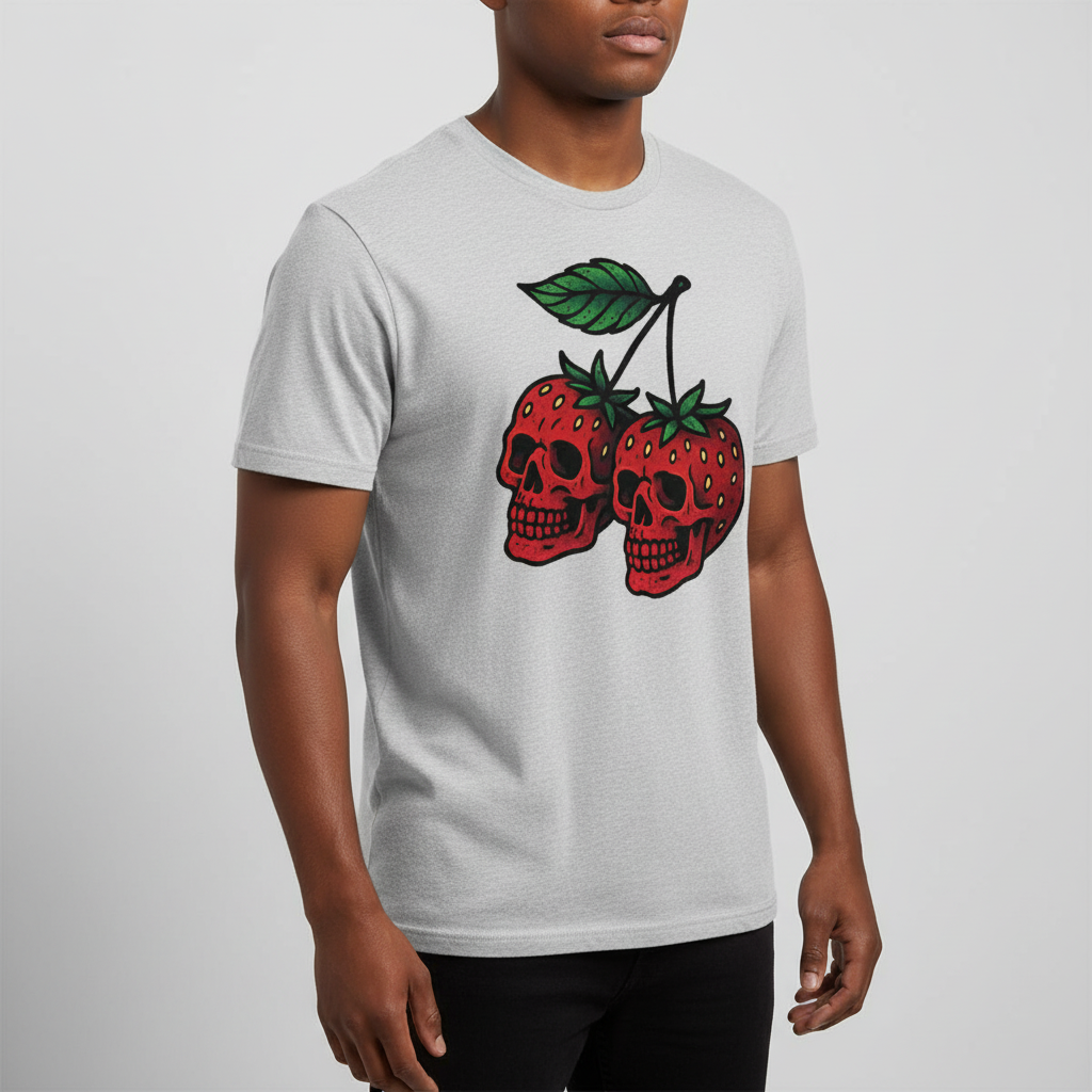 Strawberry Skulls T-Shirt_benefit
