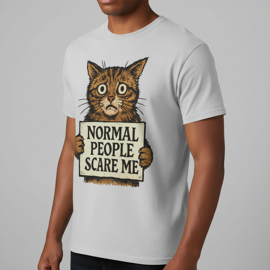 Normal People Scare Me T-Shirt_benefit