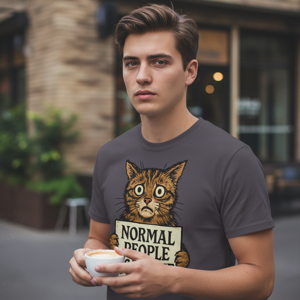 Normal People Scare Me T-Shirt_lifestyle