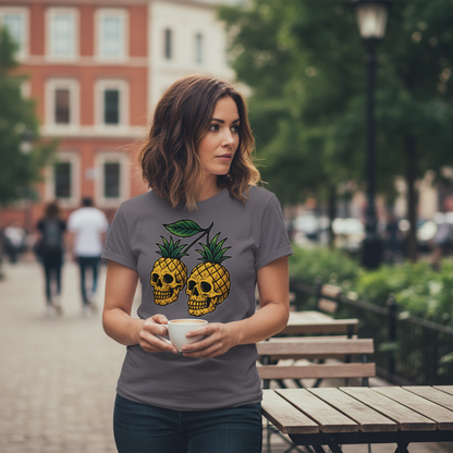 Pineapple Skulls T-Shirt_lifestyle
