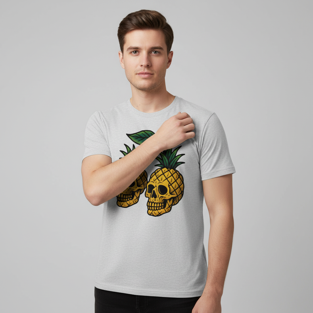 Pineapple Skulls T-Shirt_benefit
