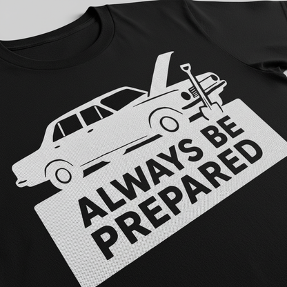 Always Be Prepared T-Shirt_closeup