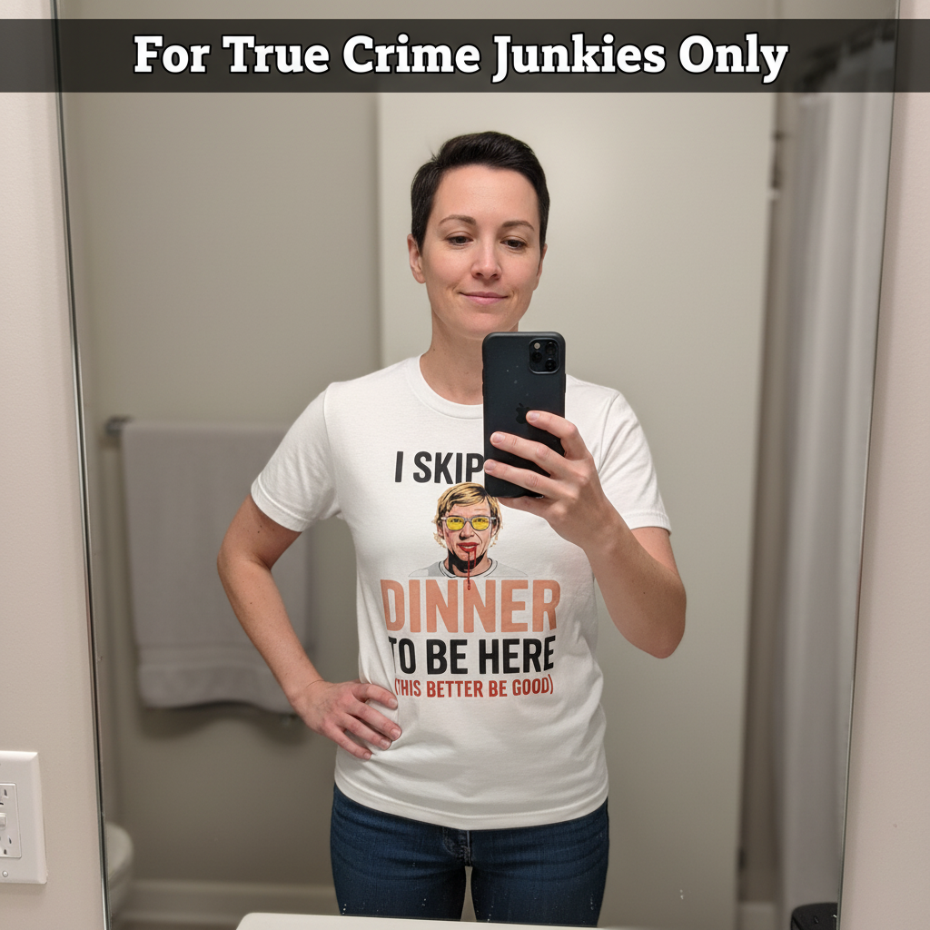 Skipped Dinner Humor T-Shirt_mirror_selfie