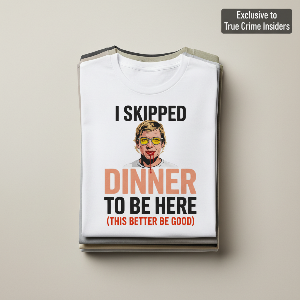 Skipped Dinner Humor T-Shirt_stacked_flatlay