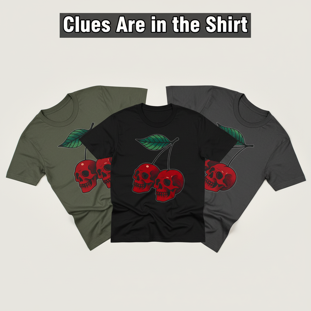 Cherry Skulls T-Shirt_color_fan