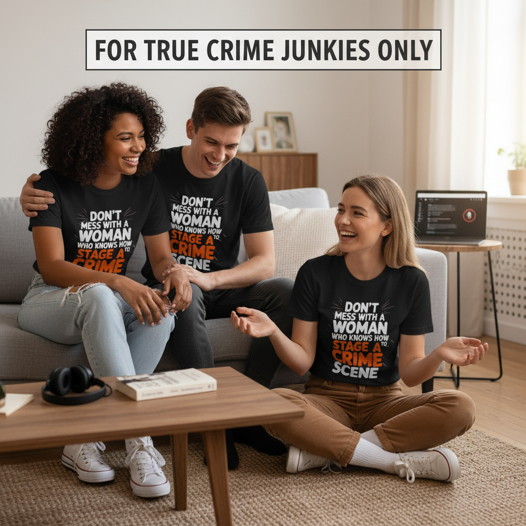 Staging a Crime Scene T-Shirt_squad_shot