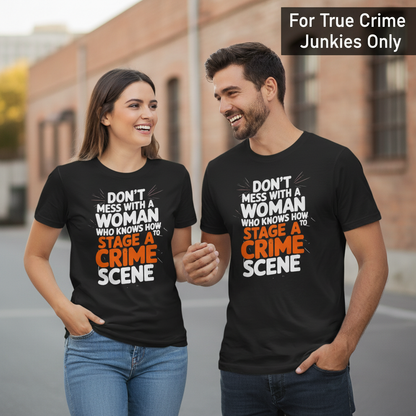 Staging a Crime Scene T-Shirt_duo_couple