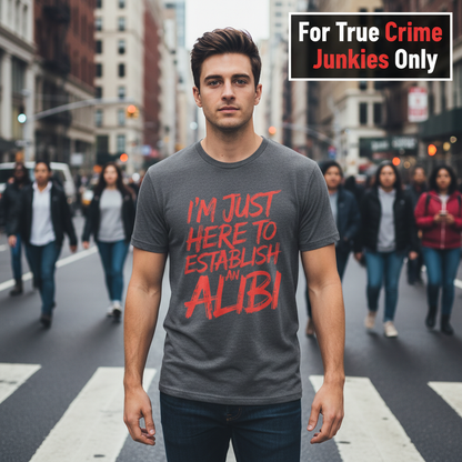 Establish an Alibi T-Shirt_crowd_standout
