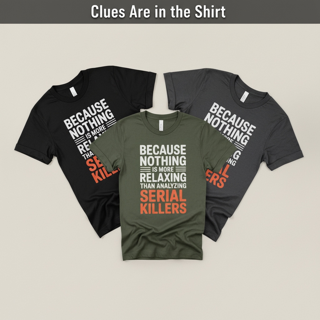 Analyzing Serial Killers T-Shirt_color_fan