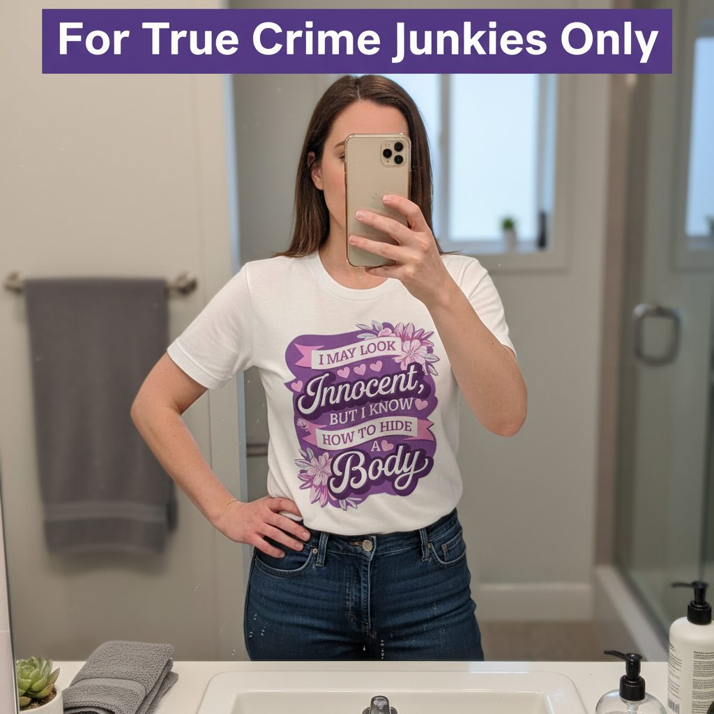 Innocent But Deadly T-Shirt_mirror_selfie