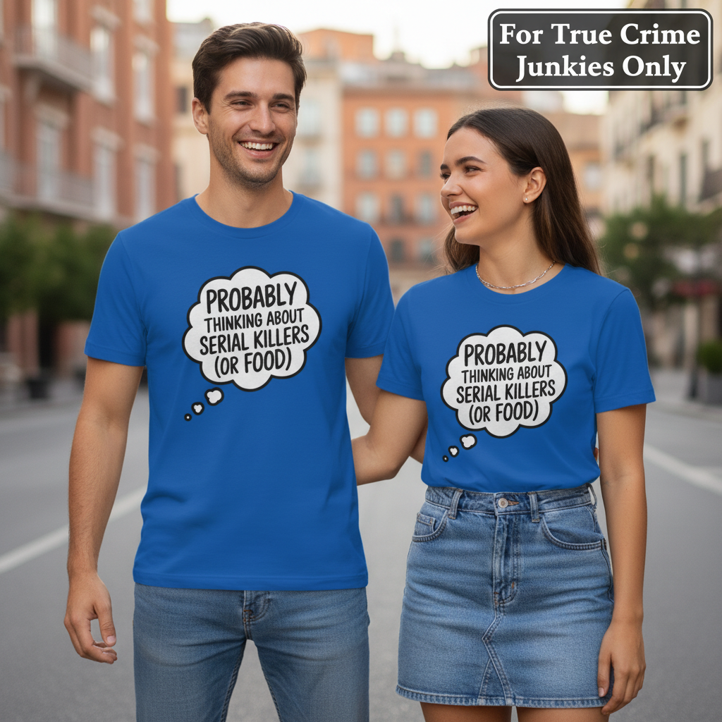 Serial Killers and Snacks T-Shirt_duo_couple