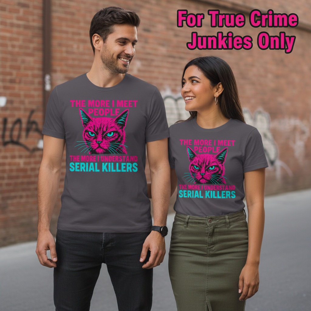 Serial Killer Cat T-Shirt_duo_couple