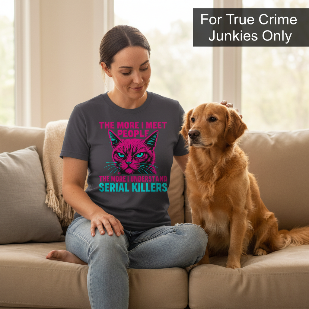 Serial Killer Cat T-Shirt_pet_companion