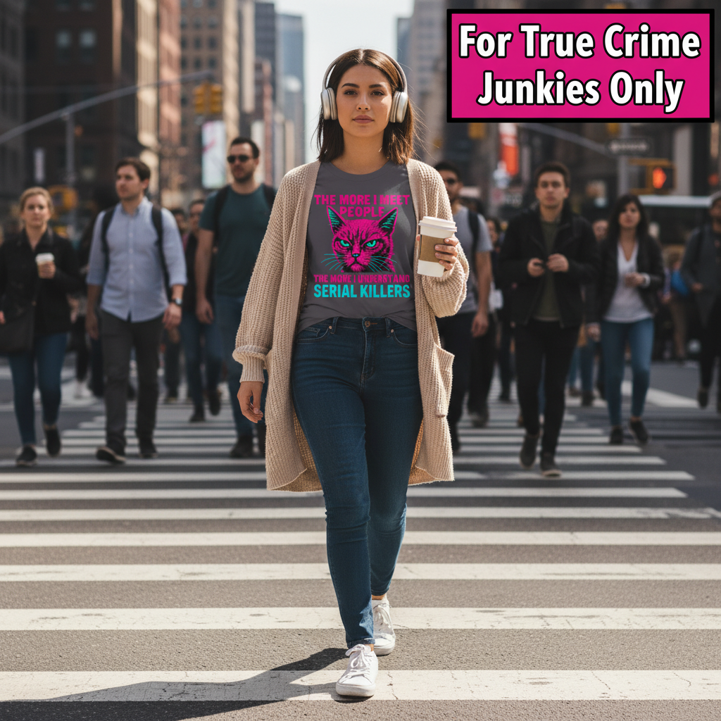 Serial Killer Cat T-Shirt_crowd_standout