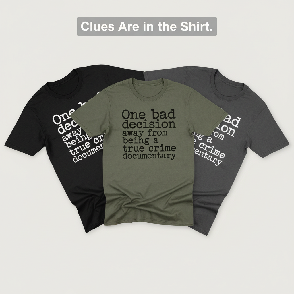 True Crime Vibes T-Shirt_color_fan