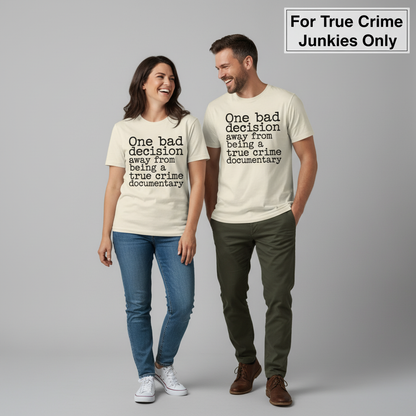 True Crime Vibes T-Shirt_duo_couple