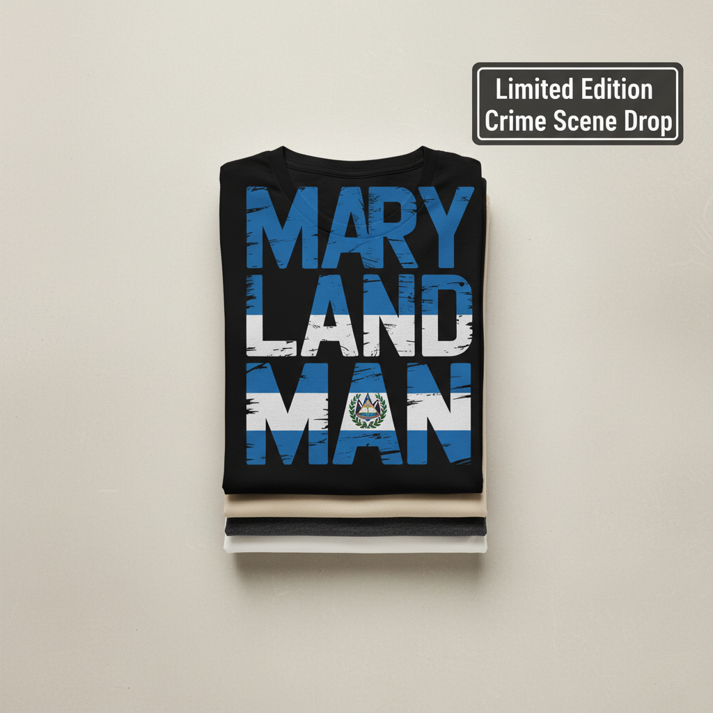 Maryland Man T-Shirt_stacked_flatlay