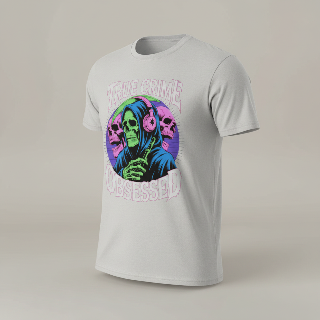 True Crime Obsessed T-Shirt_space