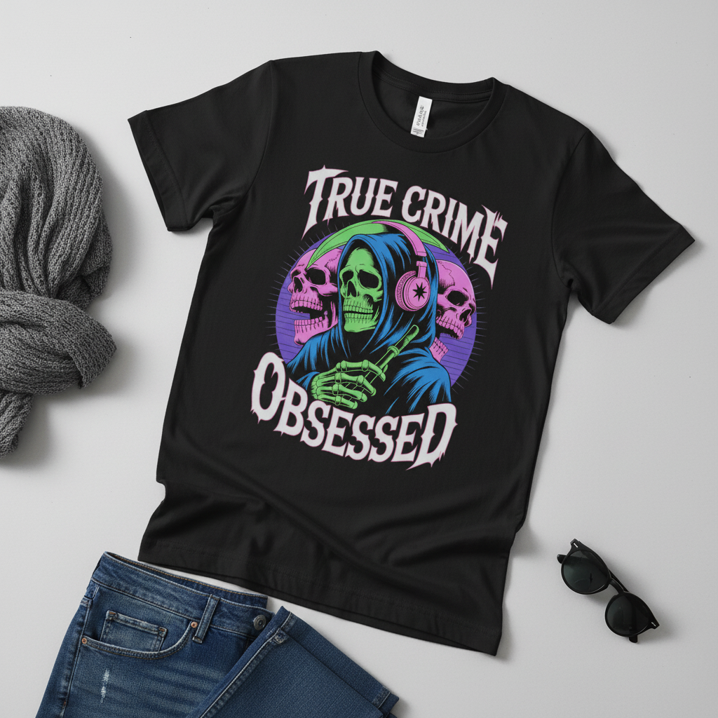 True Crime Obsessed T-Shirt_pairing
