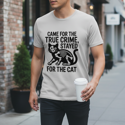 True Crime Cat Lover T-Shirt_lifestyle
