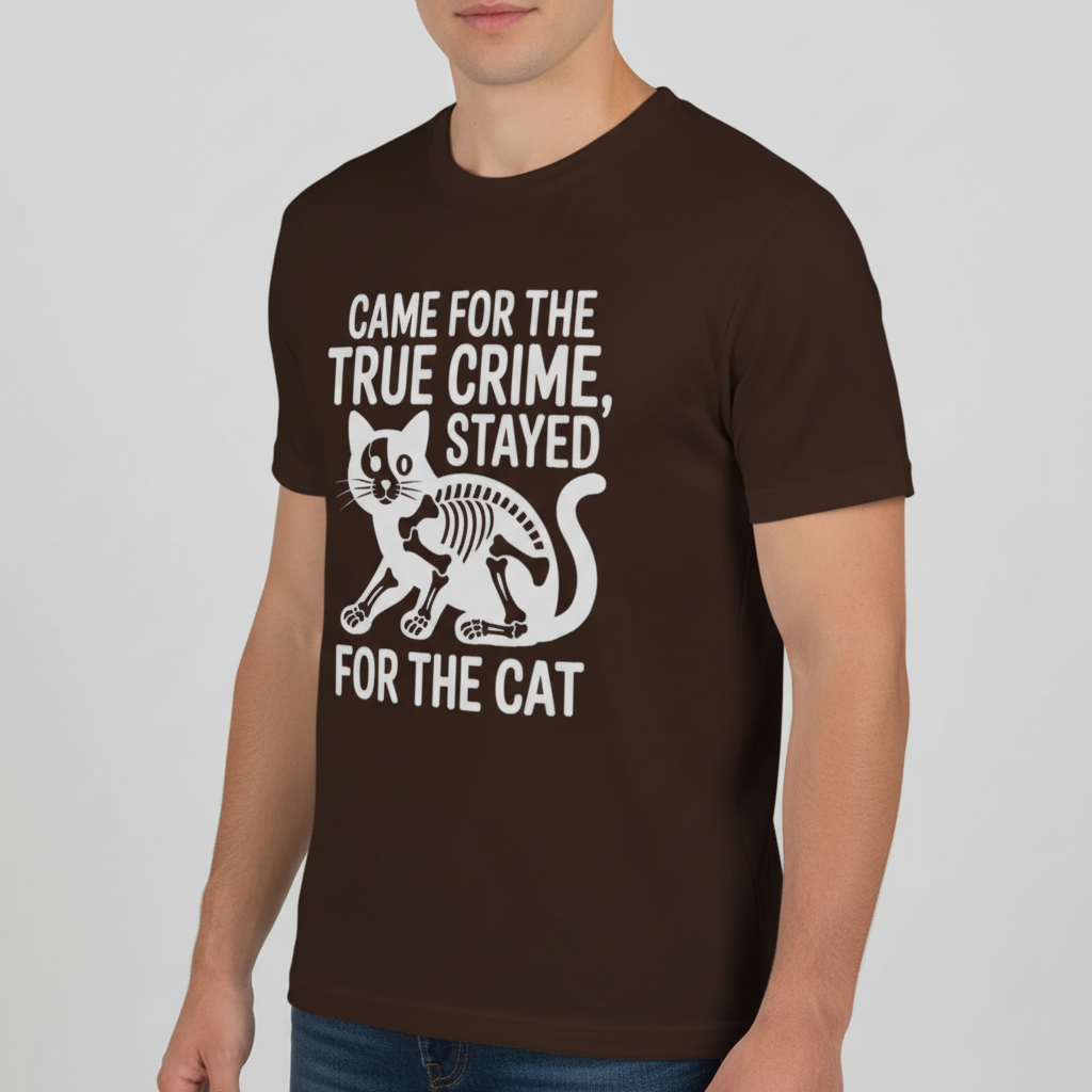 True Crime Cat Lover T-Shirt_benefit