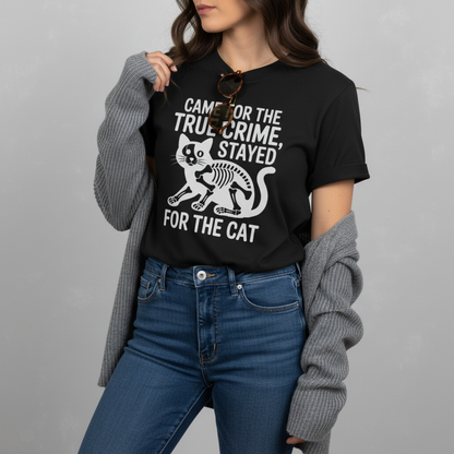 True Crime Cat Lover T-Shirt_pairing
