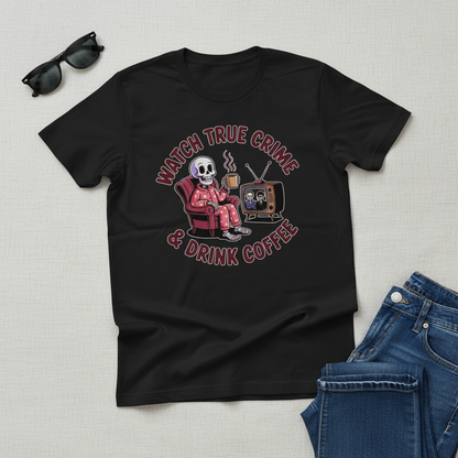 True Crime & Coffee T-Shirt_pairing
