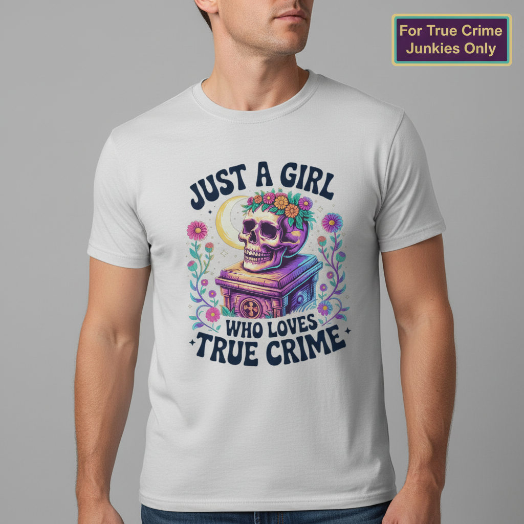 Just a Girl Who Loves True Crime T-Shirt_hero