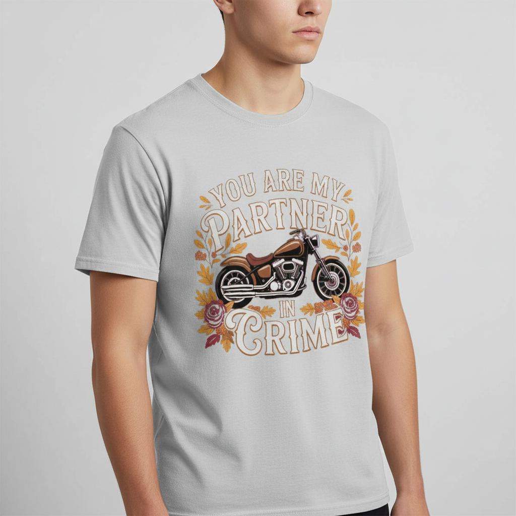 Partner in Crime Motorcycle T-Shirt_benefit