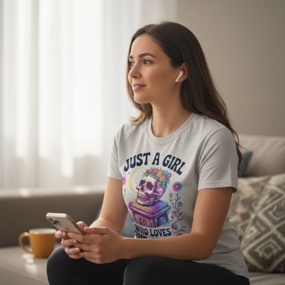 Just a Girl Who Loves True Crime T-Shirt_use