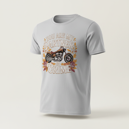 Partner in Crime Motorcycle T-Shirt_space