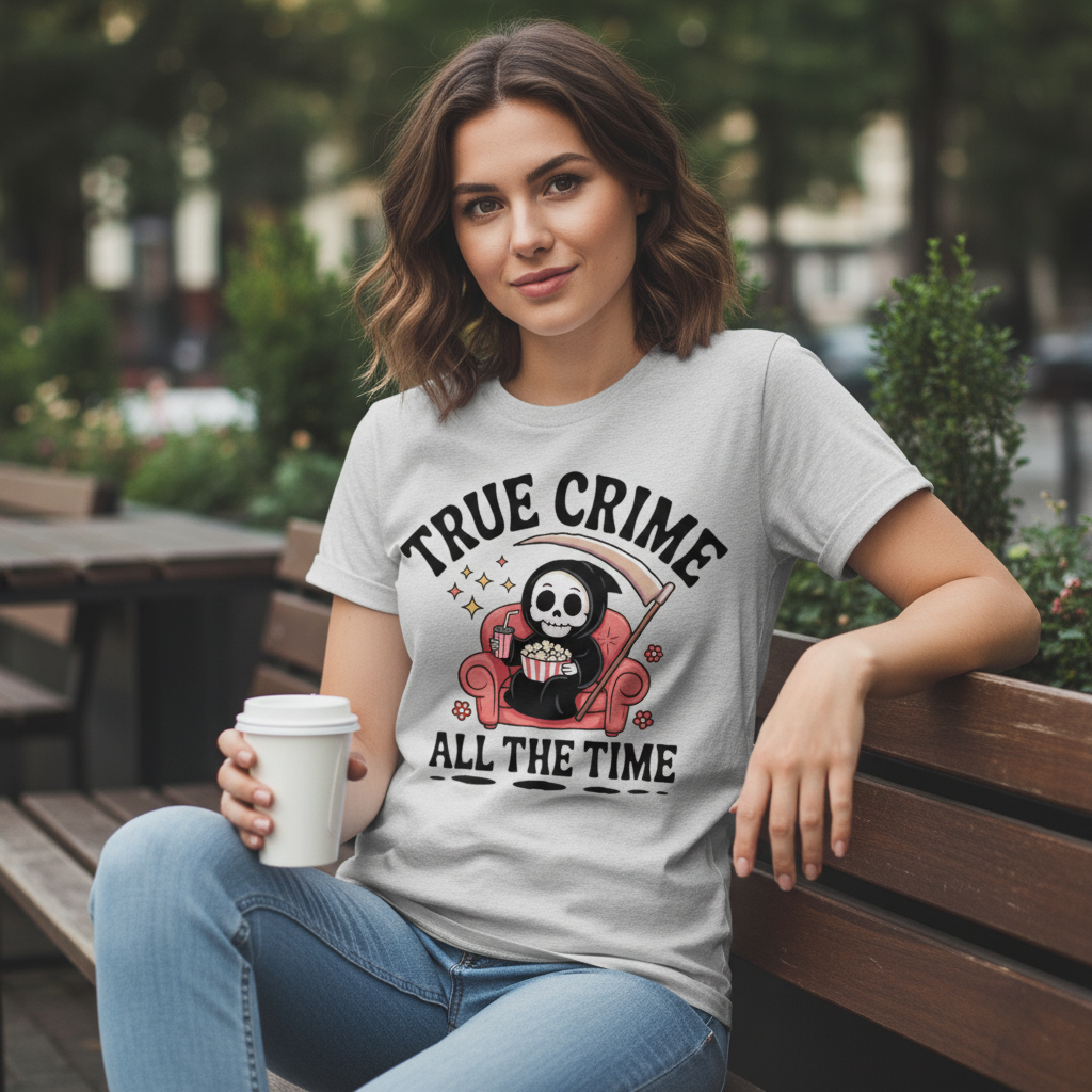 True Crime All The Time T-Shirt_lifestyle