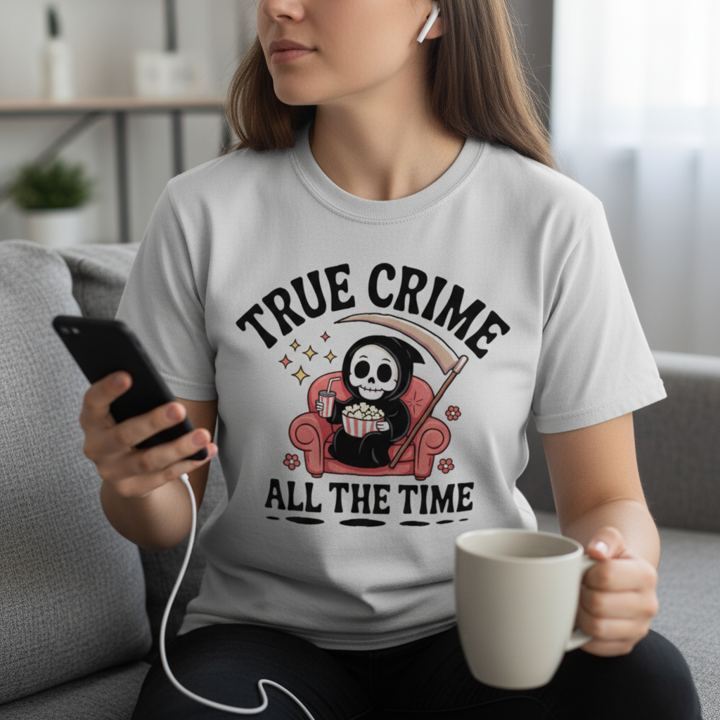 True Crime All The Time T-Shirt_use