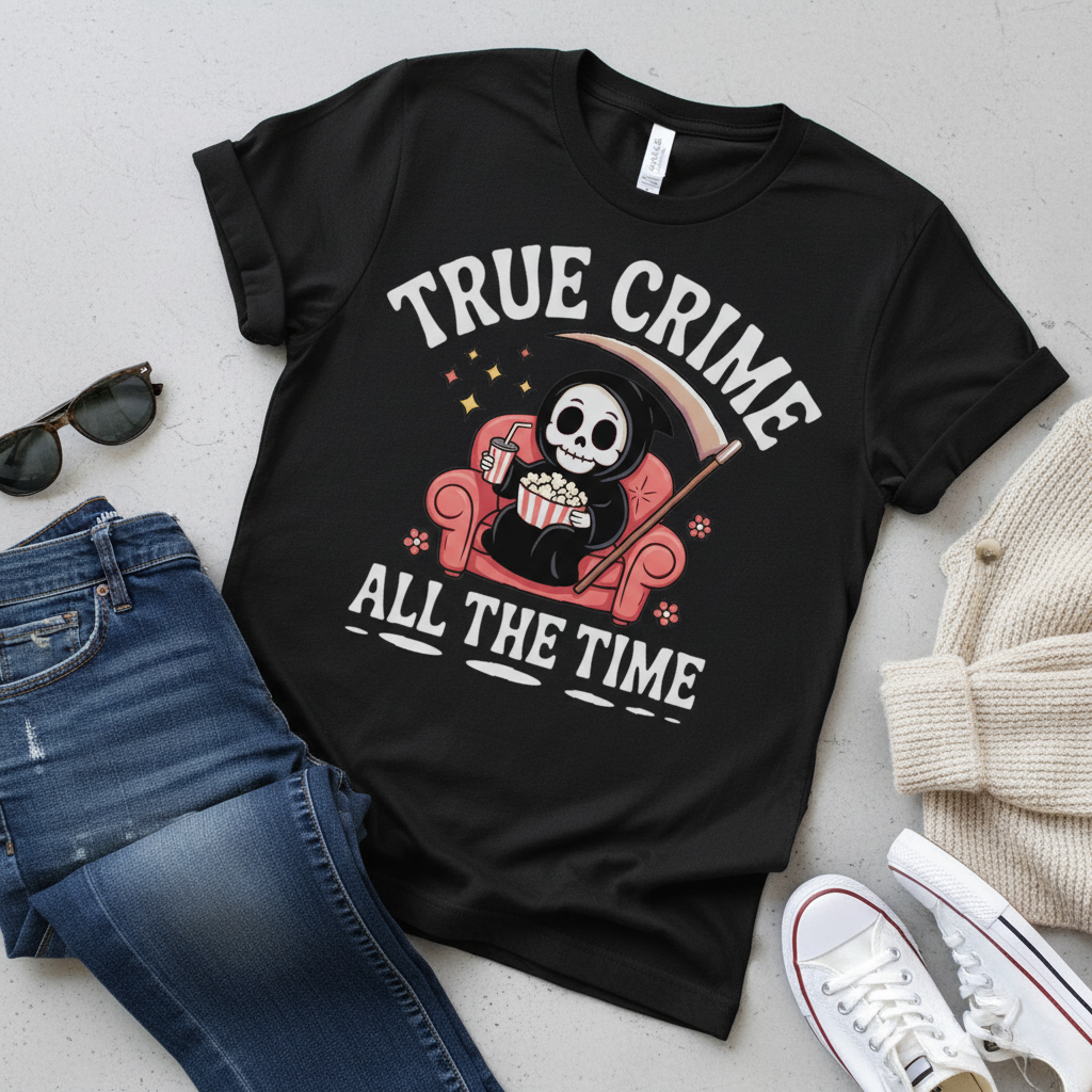 True Crime All The Time T-Shirt_pairing