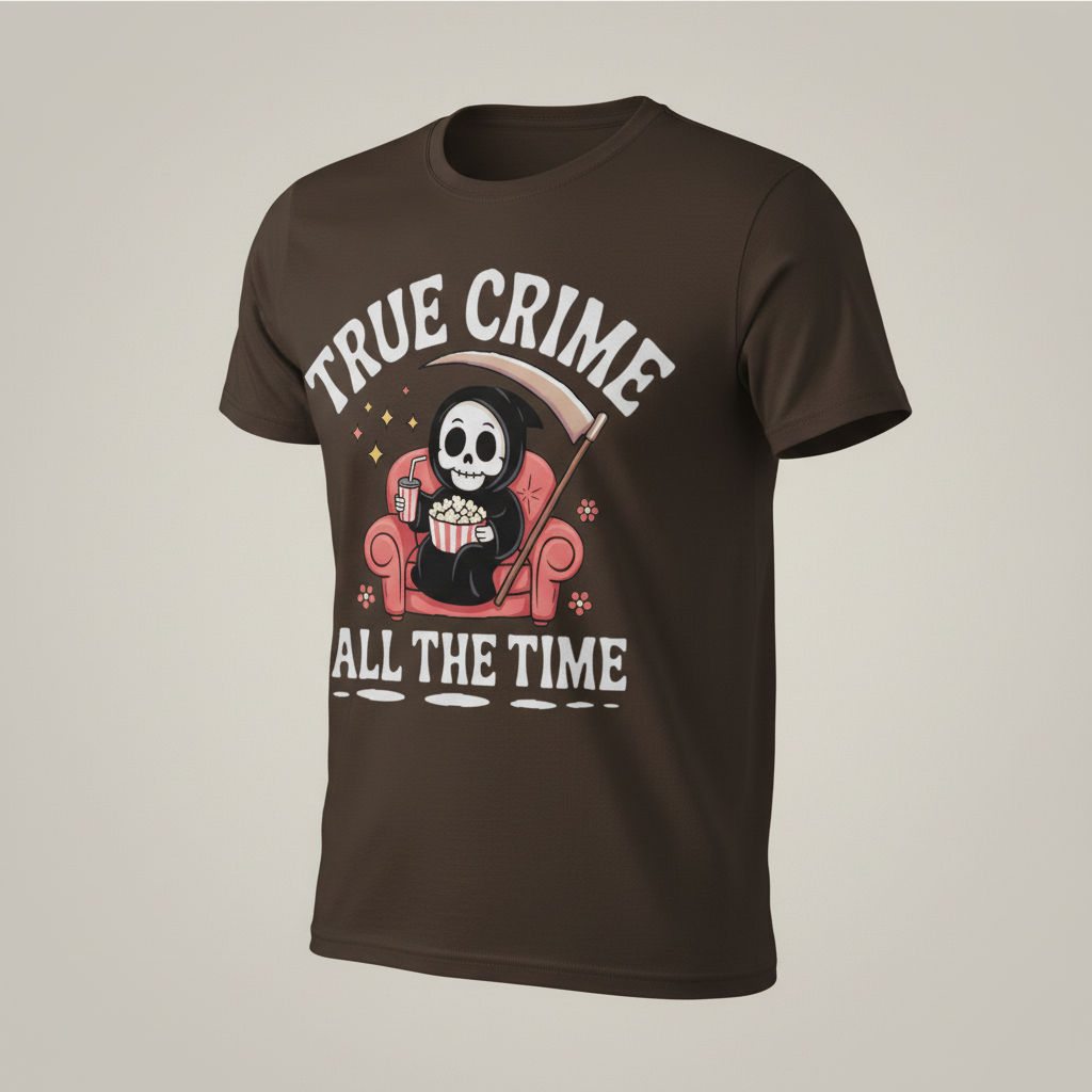 True Crime All The Time T-Shirt_space
