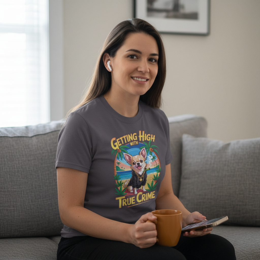 Getting High with True Crime T-Shirt_use
